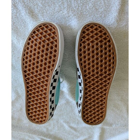 Vans Era BMX Checkerboard Brown & Aqua Canvas Sneakers - Unisex - Picture 8 of 9